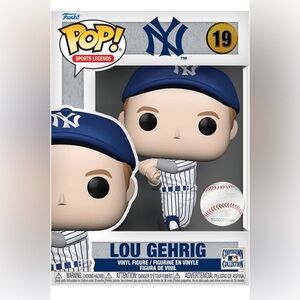 Funko Pop Sports Legends #19 NYY with protective cover Brand New